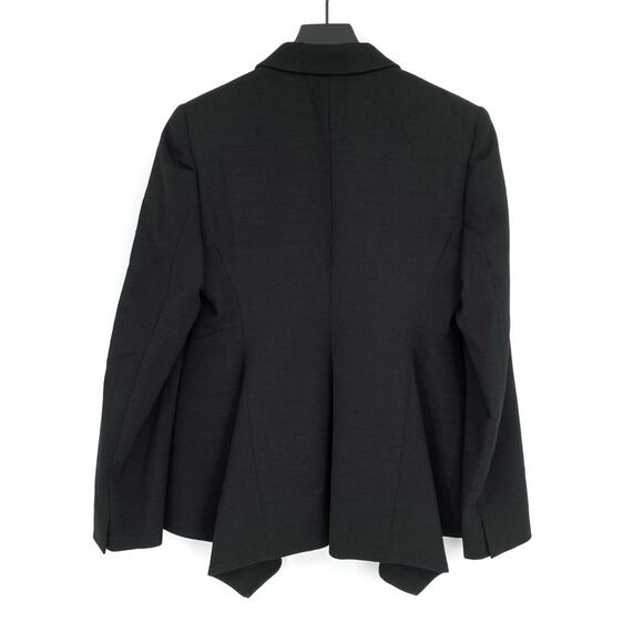 STELLA MCCARTNEY Puplum Wool Blazer Black 42 - Picture 9 of 11
